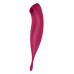 Смарт-вибратор для клитора с вакуумной стимуляцией Satisfyer Twirling Pro+ dark red - Фото №2