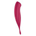Смарт-вибратор для клитора с вакуумной стимуляцией Satisfyer Twirling Pro+ dark red - Фото №6