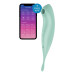 Смарт-вибратор для клитора с вакуумной стимуляцией Satisfyer Twirling Pro+ Mint - Фото №1