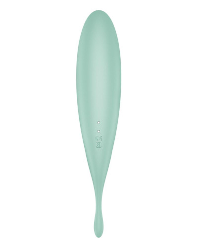 Смарт-вибратор для клитора с вакуумной стимуляцией Satisfyer Twirling Pro+ Mint - Фото №5