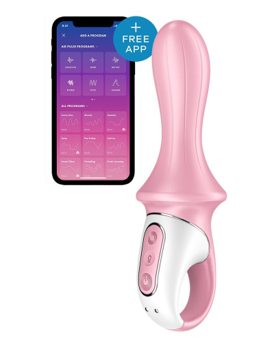 Анальний смарт-вібратор Satisfyer Air Pump Booty 5+, надувається - Фото №1