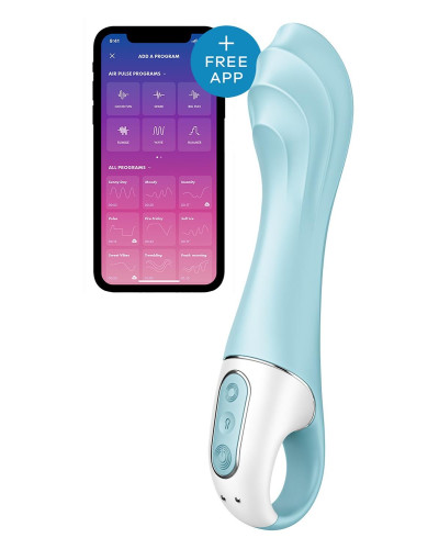 Смарт-вибратор точки G Satisfyer Air Pump Vibrator 5+, надувается - Фото №1