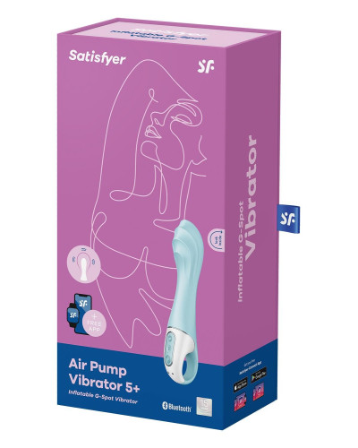 Смарт-вибратор точки G Satisfyer Air Pump Vibrator 5+, надувается - Фото №8