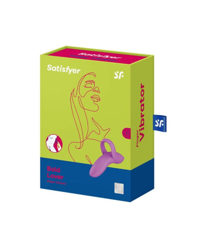 Вібратор на палець Satisfyer Bold Lover Dark Pink, гнучкий - Фото №4