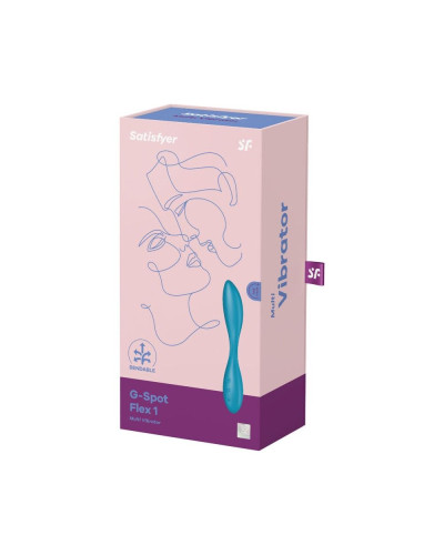 Универсальный вибратор Satisfyer G-Spot Flex 1, гибкий ствол с фиксацией положения - Фото №4