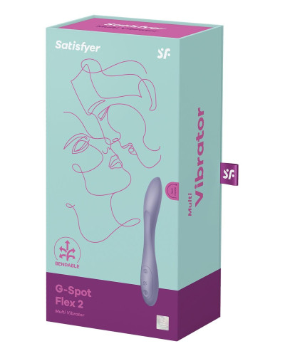 Універсальний вібратор Satisfyer G-Spot Flex 2, гнучкий стовбур із фіксацією положення - Фото №4