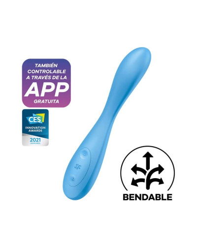 Універсальний смарт-вібратор Satisfyer G-Spot Flex 4+, гнучкий стовбур із фіксацією положення - Фото №1
