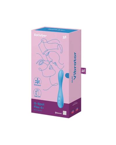 Універсальний смарт-вібратор Satisfyer G-Spot Flex 4+, гнучкий стовбур із фіксацією положення - Фото №4