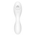 Вакуумний смарт-стимулятор із вібрацією Satisfyer Curvy Trinity 5 (White), керування зі смартфона - Фото №2
