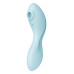 Вакуумный смарт-стимулятор с вибрацией Satisfyer Curvy Trinity 5 (Blue), управление со смартфона - Фото №3