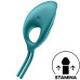 Эрекционное виброкольцо лассо Satisfyer Swordsman Green, крепкая фиксация, 10 режимов, мощный мотор - Фото №2