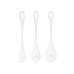 Набір йоні намистин Satisfyer Yoni Power 1 White, діаметр 2-2,5-3см, вага 22-46-74гр - Фото №1