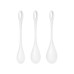 Набір йоні намистин Satisfyer Yoni Power 1 White, діаметр 2-2,5-3см, вага 22-46-74гр - Фото №2