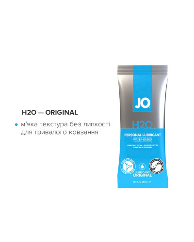 Набір змазок на водній основі JO Four Play (8×10 мл): H2O Original, Agapé Original, H2O Strawberry K - Фото №3