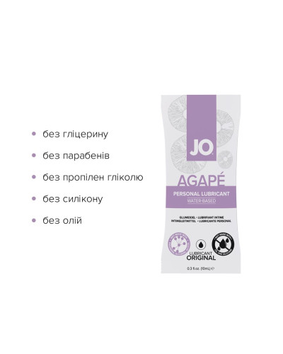 Набор лубрикантов Foil Display Box – JO Agape Lubricant – 12 x 10ml - Фото №3
