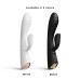 Вібратор-кролик з підігрівом Dorcel FLEXI RABBIT BLACK, гнучкий стовбур - Фото №6
