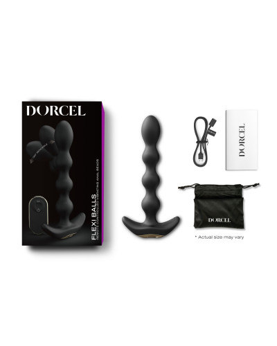 Анальный вибратор-бусы Dorcel FLEXI BALLS, гибкий ствол, пульт ДУ - Фото №6