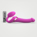 Безремневой вибрострапон с вакуумной стимуляцией Strap-On-Me MULTI ORGASM Fuchsia M, регулируемый - Фото №1