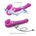 Безремневой вибрострапон с вакуумной стимуляцией Strap-On-Me MULTI ORGASM Fuchsia M, регулируемый - Фото №3