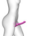 Безремневой вибрострапон с вакуумной стимуляцией Strap-On-Me MULTI ORGASM Fuchsia M, регулируемый - Фото №4