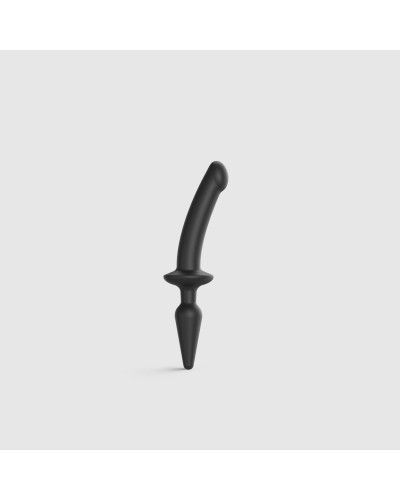 Анальна пробка з дилдо 2в1 Strap-On-Me SWITCH PLUG-IN DILDO Black S, діаметр 3,3/2,9 см - Фото №1