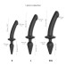 Анальна пробка з дилдо 2в1 Strap-On-Me SWITCH PLUG-IN DILDO Black S, діаметр 3,3/2,9 см - Фото №4