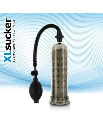 Вакуумна помпа XLsucker Penis Pump Black для члена довжиною до 18см, діаметр до 4 см - Фото №1