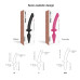Анальна пробка з дилдо 2в1 Strap-On-Me SWITCH PLUG-IN DILDO Fuchsia L, діаметр 4,5/3,4 см - Фото №3