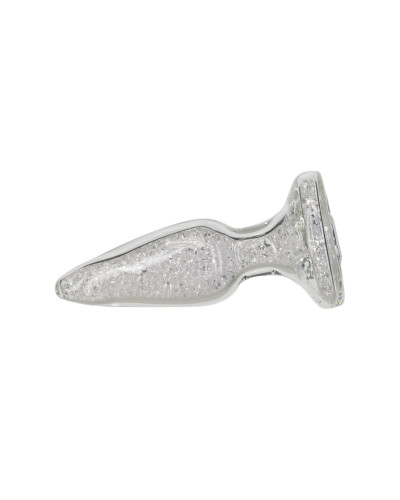 Стеклянная анальная пробка Pillow Talk Fancy Luxurious Glass Anal Plug, ⌀3,1см, вибропуля в подарок - Фото №3