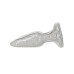 Стеклянная анальная пробка Pillow Talk Fancy Luxurious Glass Anal Plug, ⌀3,1см, вибропуля в подарок - Фото №3