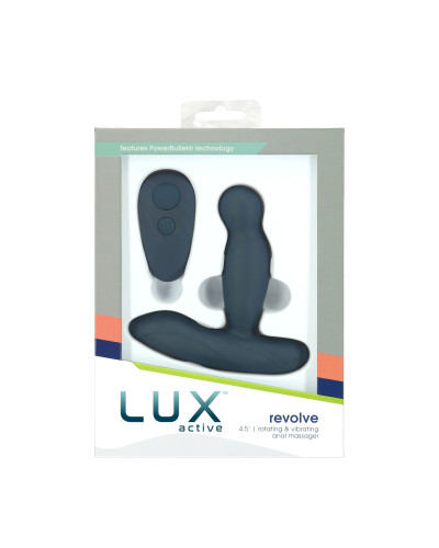 Массажер простаты с ротацией и вибрацией Lux Active Revolve, пульт ДУ - Фото №6