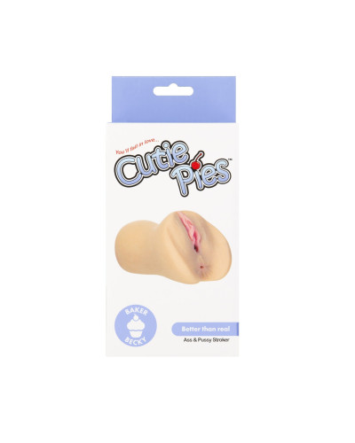 Мастурбатор-вагіна та попка Cutie Pies Baker Becky Vagina & Ass Masturbator, віброкуля в подарунок - Фото №7