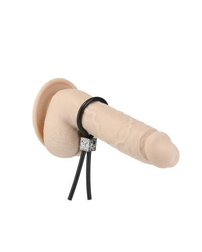 Ерекційне кільце-ласо LUX Active Tether Adjustable Silicone Cock Tie, регульоване - Фото №6