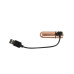 Віброкуля PowerBullet First-Class Bullet 2.5″ з Key Chain Pouch, Rose Gold, 9 режимів вібрації - Фото №2