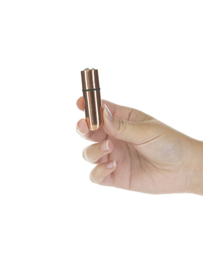 Віброкуля PowerBullet First-Class Bullet 2.5″ з Key Chain Pouch, Rose Gold, 9 режимів вібрації - Фото №5