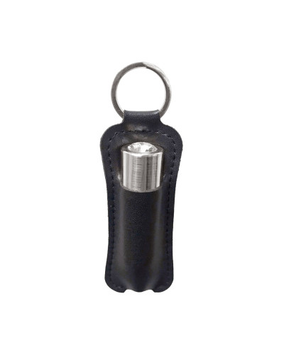 Вибропуля PowerBullet First-Class Bullet 2.5″ with Key Chain Pouch, Silver, 9 режимов вибрации - Фото №4