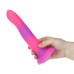 Светящийся в темноте фаллоимитатор ADDICTION Rave 8″ Glow in the Dark Dildo Pink Purple, 20,3 см - Фото №5