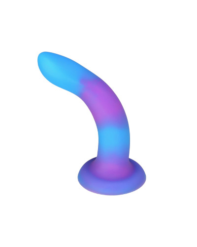 Фалоімітатор, що світиться в темряві, ADDICTION Rave 8″ Glow in the Dark Dildo Blue Purple, 20,3 см - Фото №2