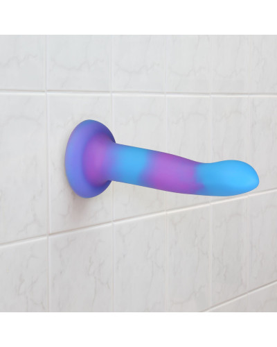 Фалоімітатор, що світиться в темряві, ADDICTION Rave 8″ Glow in the Dark Dildo Blue Purple, 20,3 см - Фото №6