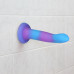 Фалоімітатор, що світиться в темряві, ADDICTION Rave 8″ Glow in the Dark Dildo Blue Purple, 20,3 см - Фото №6