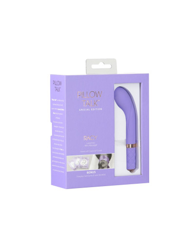 Розкішний вібратор Pillow Talk Racy Purple Special Edition, Сваровскі, пов’язка на очі+гра - Фото №11