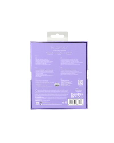 Розкішний вібратор Pillow Talk Racy Purple Special Edition, Сваровскі, пов’язка на очі+гра - Фото №10