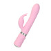 Розкішний кролик з ротацією та вібрацією Pillow Talk Lively Pink, кристал Сваровскі, потрійний відро - Фото №1