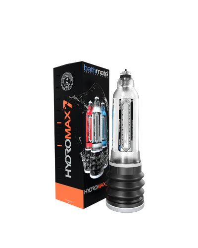 Гідропомпа Bathmate Hydromax 7 Clear (X30), для члена довжиною від 12,5 до 18 см, діаметр до 5 см - Фото №3