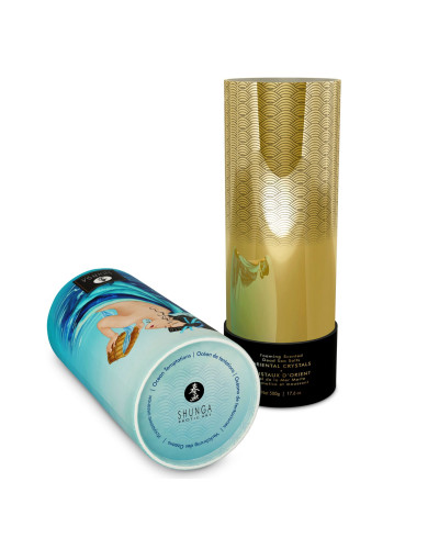 Пінлива сіль для ванни Shunga Dead Sea salt Oriental Crystals — Ocean Temptations (500 г), сіль Мерт - Фото №3