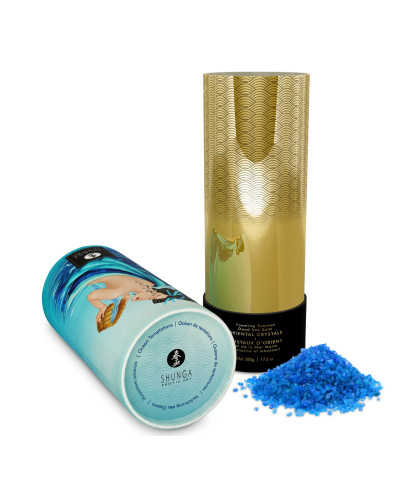 Пінлива сіль для ванни Shunga Dead Sea salt Oriental Crystals — Ocean Temptations (500 г), сіль Мерт - Фото №4