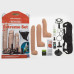 Набор для страпона Doc Johnson Vac-U-Lock Dual Density Extreme Set, диаметр: 7,72 см, 2×6,99 см - Фото №6