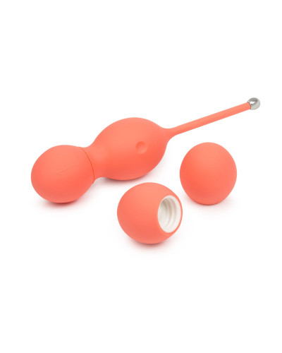 Смарт вагинальные шарики с вибрацией We-Vibe Bloom, диаметр 3,3 см, масса 45, 65, 80 г - Фото №1