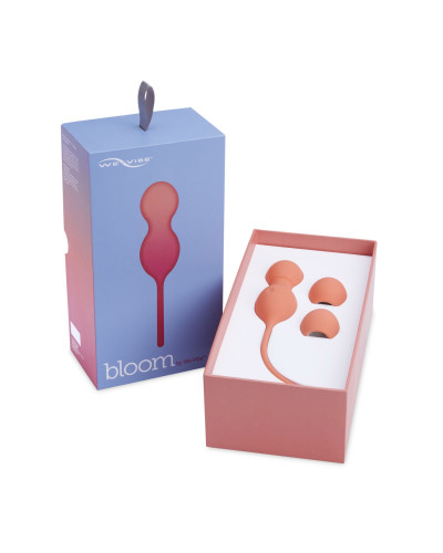 Смарт вагинальные шарики с вибрацией We-Vibe Bloom, диаметр 3,3 см, масса 45, 65, 80 г - Фото №9