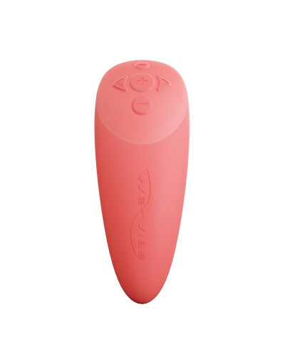 Смарт-вибратор для пар We-Vibe Chorus Crave Coral, сенсорное управление вибрациями сжатием пульта - Фото №4